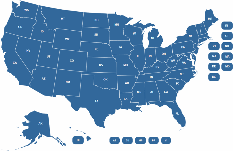 State K-12 School Energy Program Map
